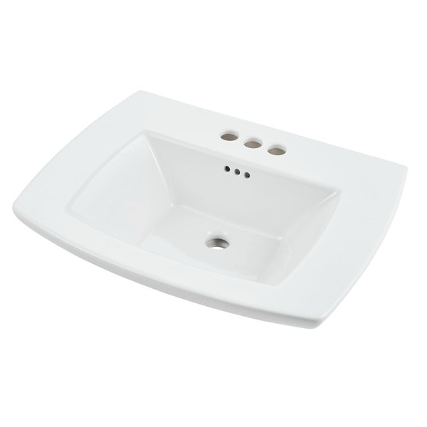 American Standard Edgemere White Ceramic Rectangular Console Bathroom